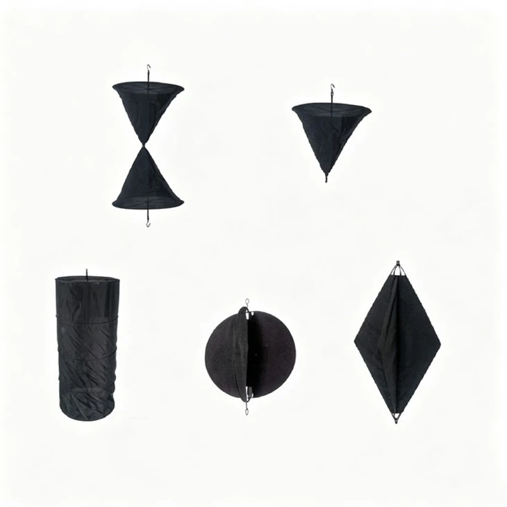 Day signal shapes Black Fabric type EMF Marine